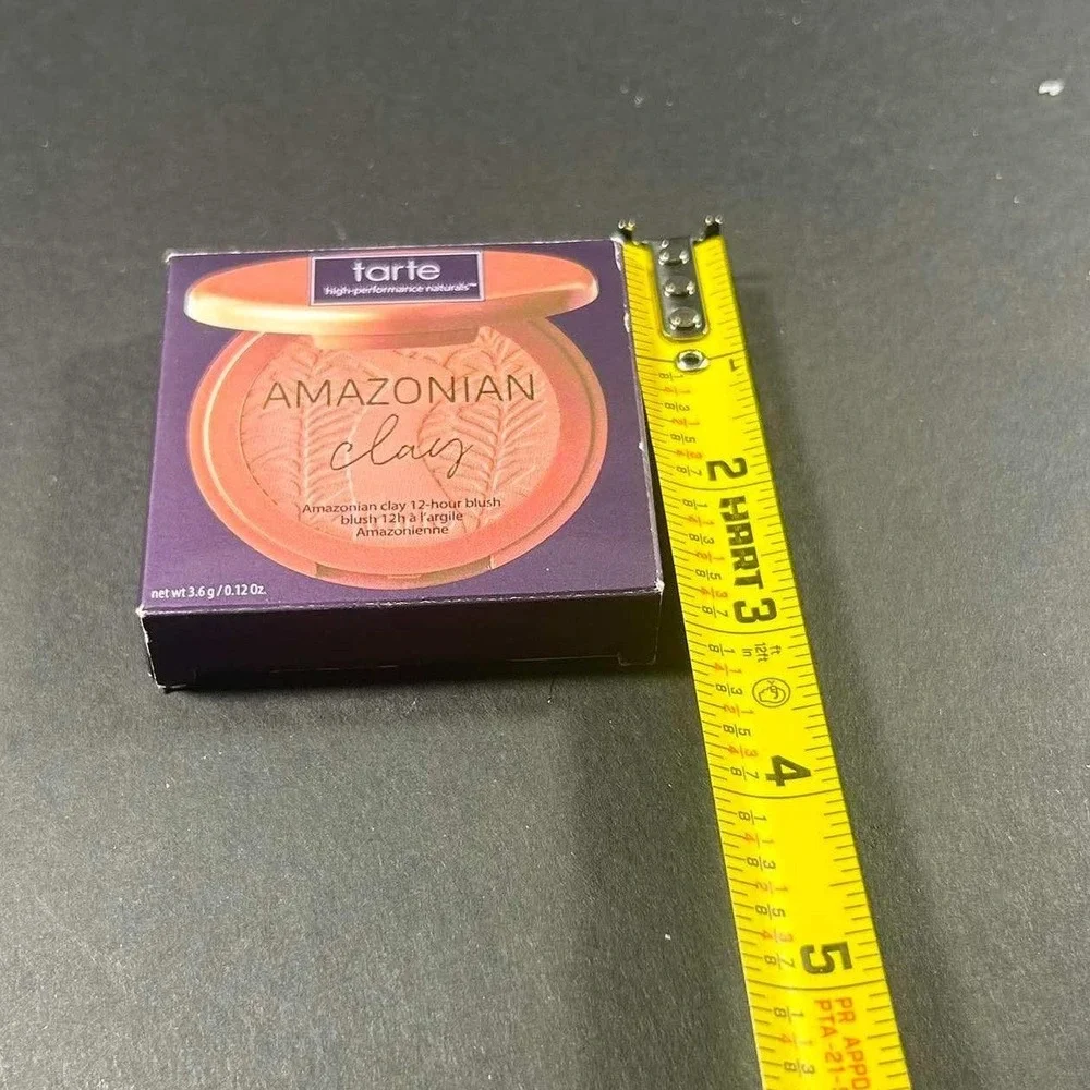 Tarte Amazonian Clay 12-Hour Blush Captivating Peach Makeup Womens 0.12oz